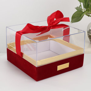Boîte <span class=keywords><strong>à</strong></span> main en acrylique transparent léger célébration de mariage noël 2024 décor ensemble fournitures saint valentin cadeau pour les mères H - Product Image 5