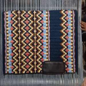 Tapis de selle Western Show de qualité supérieure équitation Dressage couverture de saut Nouvelle-Zélande laine Gel cuir Nouvelle-Zélande laine - Product Image 2