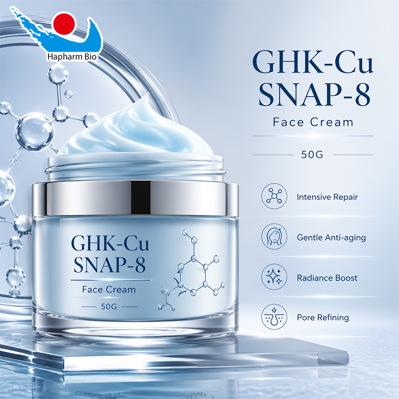 OEM/ODM Luxury Anti-Aging Moisturizer With GHK-Cu Copper Peptide SNAP-8 For Youthful Skin Regeneration
