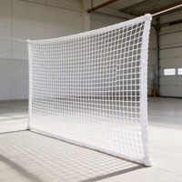 Filet de sport en PE sans nœuds, renforcé et résistant aux intempéries, pour terrains de football et de tennis – Approvisionnement direct usine