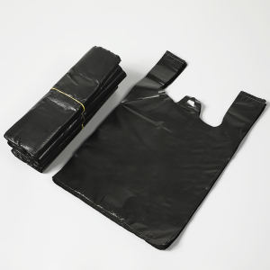 Machine automatique à grande vitesse pour la fabrication de sacs en plastique à prix <span class=keywords><strong>d</strong></span>'usine, machine à fabriquer des sacs en plastique de type T-shirt - Product Image 6