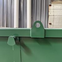 Conteneur à déchets pliable de 3 à 6 m3, mini benne à ordures, bac de recyclage pour la collecte des déchets commerciaux
