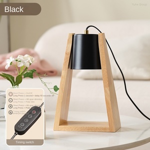 Solid Wood Candle Melt Warmer Table Lamp Aromatherapy Candle Warmer Lamp Gift Set Led Table Lamp <b>Light</b> - Product Image 4
