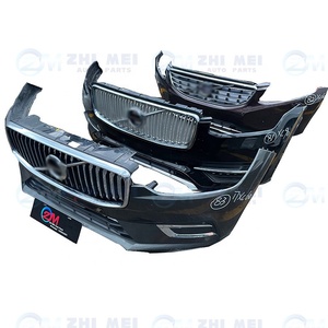 Para Volvo con XC60 <span class=keywords><strong>XC90</strong></span> conjunto de parachoques delantero de coche accesorios exteriores Material parrilla parachoques delantero y trasero autopartes - Product Image 2