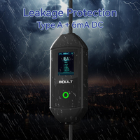 Cargador EV portátil Corriente/Tiempo de carga Estación de carga EV de uso doméstico ajustable