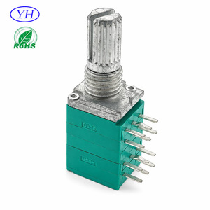 High quality 4 gang 12 pins 9mm rotary potentiometer 10k 20K 50K 100K 500k 1M ohm for audio - Product Image 3