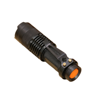 Promotion chaude petite torche utilisation industrielle 1000 lumens aluminium LED lampe de poche tactique pas cher et alimenté par batterie sèche