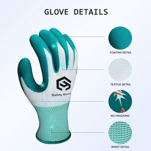 <span class=keywords><strong>Gants</strong></span> de travail en mousse de latex CY 50g par paire, certifiés CE, antidérapants, résistants aux déchirures, <span class=keywords><strong>gants</strong></span> de sécurité pour la construction - Product Image 3