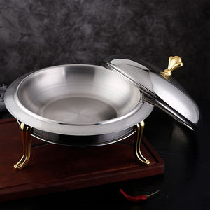 Réchaud Commercial Professionnel Réchaud Chafing Dish à Combustible Solide Isolé pour Aliments Alcool Restaurant Petits Caquelons à <span class=keywords><strong>Fondue</strong></span> - Product Image 2