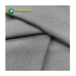 Breathable Organic Cotton Seacell Spandex Knitted Jersey Fabric For Sleepwear