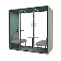 Cabine acoustique de bureau Tech Park pour les séances de brainstorming en équipe