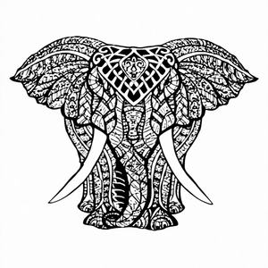 Parure de lit et tapisseries murales en coton tricoté imprimé mandala éléphant, lavables, décoration intérieure, vente en gros Inde - Product Image 1