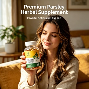 Capsules de soutien antioxydant à la persil – 650 mg par capsule, formule Green Foods, complément alimentaire à base de plantes, 60 unités - Product Image 6