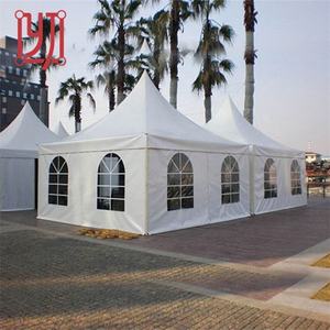 Aluminum White Pvc 6x6 8x8 10x10 Party Wedding Pagoda <b>Tent</b> Marquee Pagoda <b>Tent</b> Canopy - Product Image 2