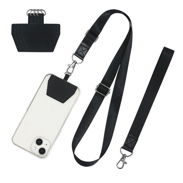 Universal Cellphone Strap Crossbody Nylon Patch Adjustable Lanyard Phone Design New Shape with Strap for iPhone