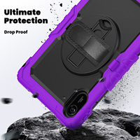 360 Rotation Antichoc Béquille Silicone Robuste Tablette Cas pour Redmi Pad2 11 2025 Couverture