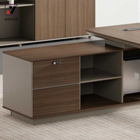 Mobilier commercial haut de gamme Mobilier de bureau au design moderne unique Directeur général Table de bureau de direction en bois