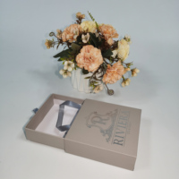 Tiroir à bijoux portable haut de gamme en carton recyclable avec insert en éponge estampée pour boucles d'oreilles, bracelets, colliers et bagues