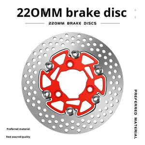 Disco de Freno Flotante de Aleación de Aluminio Modificado para Motocicleta, Seis Pernos de 20 mm, Accesorios de Pastillas de Freno de Dos Tonos, Modelo <span class=keywords><strong>11111</strong></span> - Product Image 2