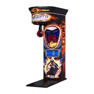 Machine de boxe d'arcade à monnayeur avec lumières LED pour parc d'attractions et centre de jeux, machine de mesure de force de frappe - Product Image 4