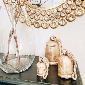 Vintage Brass Hanging Christmas Door Bell <b>for</b> <b>Home</b> Decor Wholesale Price Iron Cow Bell <b>for</b> <b>Sale</b> New Design Iron Bell Best Seller - Product Image 3