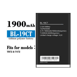 Tecno TH72 T472 용 전화 백업 배터리 1850Mah BL-19CT 미니 0 사이클 충전식 배터리 - Product Image 3
