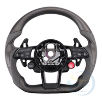 Livraison rapide pour Audi en stock : Volant en fibre de carbone avec palettes de changement de vitesse pour A3, A4L, A5, A6L, A7, Q2L, Q3, Q5, Q5L, Q7 Coupé, Roadster, RS
