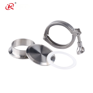 KQ Sanitary - Accesorio de Tubería de Acero Inoxidable 304 316L, Abrazadera Triple, Conector de Extremo Ciego - Product Image 4