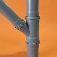 Raccords de tuyauterie en plastique PP, tuyau de drainage silencieux, tuyau de drainage à simple raccord, raccords de plomberie PP, raccords de drainage en plastique moulé