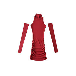 <span class=keywords><strong>Abito</strong></span> Mini <span class=keywords><strong>Invernale</strong></span> Autunnale con Spalle Scoperte, Outfit da Festa Club 2024, Maglia a Vita Alta Senza Schienale, <span class=keywords><strong>Abito</strong></span> Corto Aderente Morbido per <span class=keywords><strong>Donna</strong></span> - Product Image 2