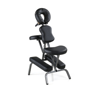 Chaise de massage Dongpin DP-H2-001 pliable avec support pour le cou, noire - Product Image 2
