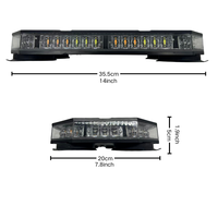 Nouvelle barre lumineuse LED de signalisation d'avertissement 10W avec clignotants de prudence et bâton lumineux de régulation de la circulation pour véhicules d'urgence 12V