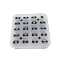 Claviers et pavés numériques en caoutchouc silicone sur mesure pour machines de point de vente (PDV) avec capteurs P+R, rétroéclairés et couleur personnalisée
