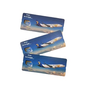 Cartes en papier fantaisie enduites, imperméables, résistantes à l'huile et aux rayures, pour billets d'<span class=keywords><strong>avion</strong></span> et cartes d'embarquement – Vente en gros - Product Image 3