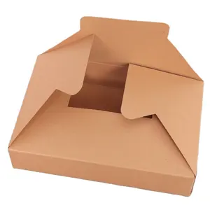 Récipient alimentaire jetable d'emballage alimentaire rapide Boîte d'emballage en papier de boulangerie à emporter avec logo personnalisé écologique à emporter