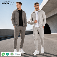 Ropa Deportiva Personalizada, Conjunto Deportivo Informal Minimalista Ligero para Hombre, Chaqueta Cortavientos Técnica, Traje para Correr de Dos Piezas