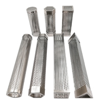 Filtres de tube d'écran perforés ronds SS 304 BBQ Grill Tube de maille de fumée chaude et froide BBQ Smoker Tube