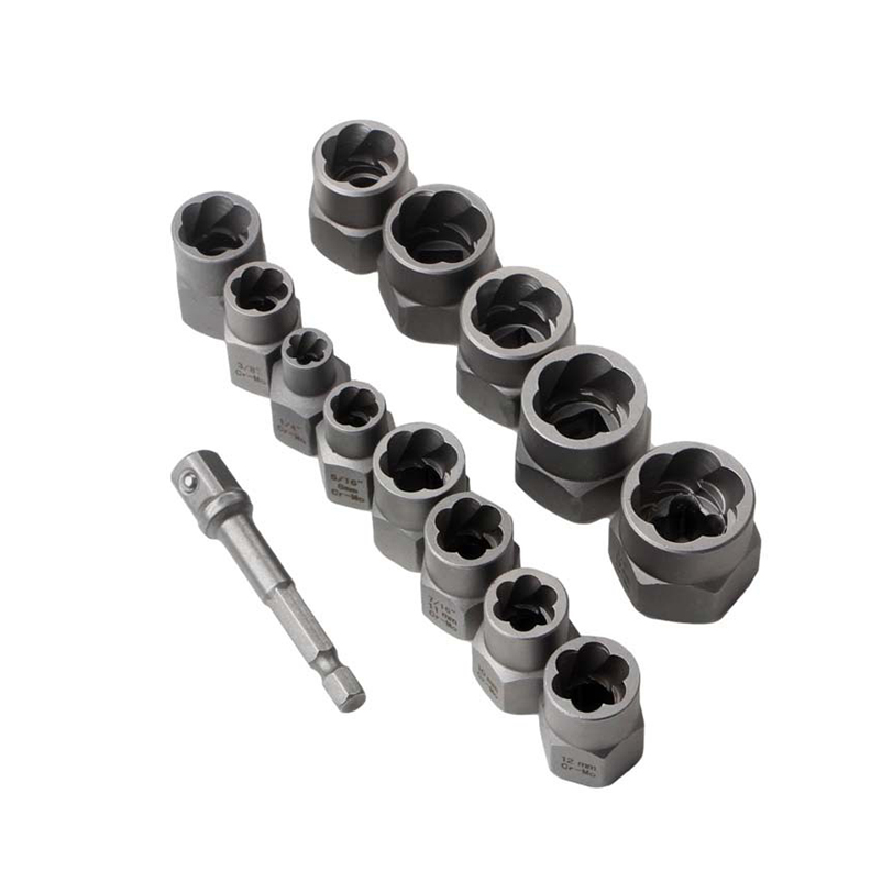 Juego De 5 Extractores De Pernos Profundos En Espiral, Juego De 5 Extractores De Pernos Profundos En Espiral Juego De Extractor De Tuercas De Oreja Extractor De Tuercas De Llanta Para Pernos