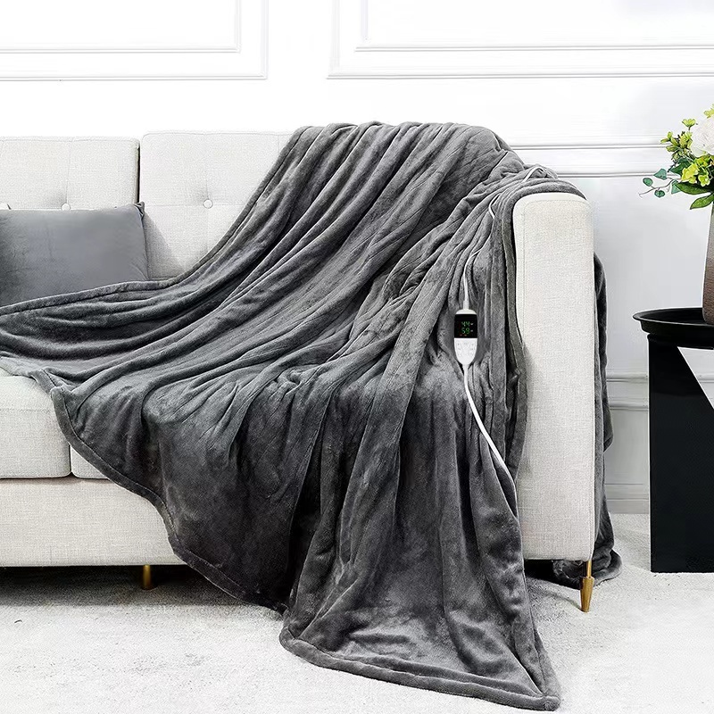 Soft Plush Electric Heated Throw Blanket