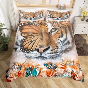 <strong>Horse</strong> Animal Comforter Cover <strong>Bedding</strong> <strong>Set</strong> 3 Piece <strong>Set</strong> 3D Printed Quilt Cover Pillow Case Luxury <strong>Bedding</strong> Cover <strong>Set</strong> - Product Image 4