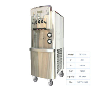 Máquina de Helado y Gelato Comercial Nueva, Fácil de Operar, con Congelador y Bomba para Helado Suave, Ideal para Heladerías - Product Image 2