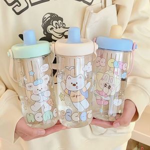 Little Tea Diary Water Bottle With Straw Bpa Free For Children Back To School - Product Image 2