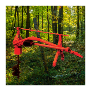 Прямые продажи Монтируемое сельскохозяйственное оборудование для глубокого экскаватора, земляной шнек, выкопатель для посадки деревьев - Product Image 6