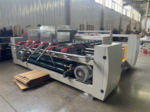 Macchina riempitrice di cartone per doppia cartella di automazione che produce una macchina per scatole ondulate completamente automatica - Product Image 5