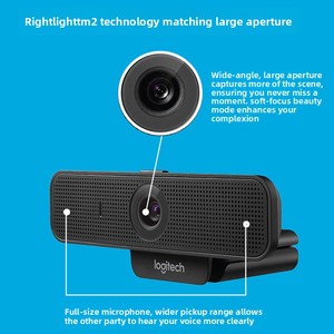 <span class=keywords><strong>C925e</strong></span> HD USB caméra CMOS Image externe grand Angle beauté Webcam en direct pour ordinateur portable de bureau cours en ligne en Stock - Product Image 4