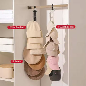 Practical Heavy Duty Eco-Friendly Wall Mounted Vertical Hat <b>Hook</b> Clothing Organizer Essential <b>Tool</b> for Bedroom Wardrobe - Product Image 5