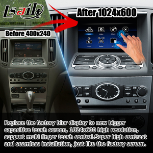 7 인치 안 드 로이드 CP AA 화면 디스플레이 인피니티 호스텔에 대 한 G25 2007-2014 GPS navi 무선 자동 Lsailt - Product Image 5