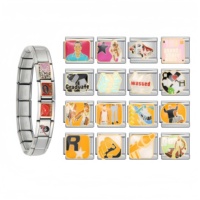 Groothandel Italiaanse Charm Armband Persoonlijke Italiaanse Armband Schakel RVS Y2K Sieraden voor Vrouwen Valentijnsdag Cadeau