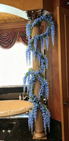 Chemin de table personnalisable en fleurs artificielles, rangée de fleurs en soie pour décoration de mariage, guide de chemin, arche de mariage, rangée de fleurs
