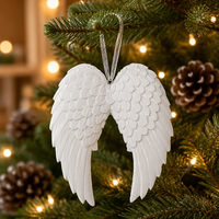 Ailes d'ange blanches suspendues, en résine, nouvelle collection